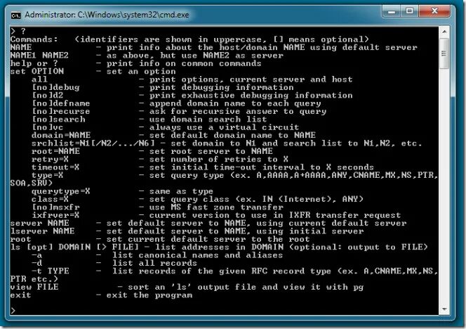 Cmd nslookup. Nslookup. команды help в cmd. system promt to ollama.