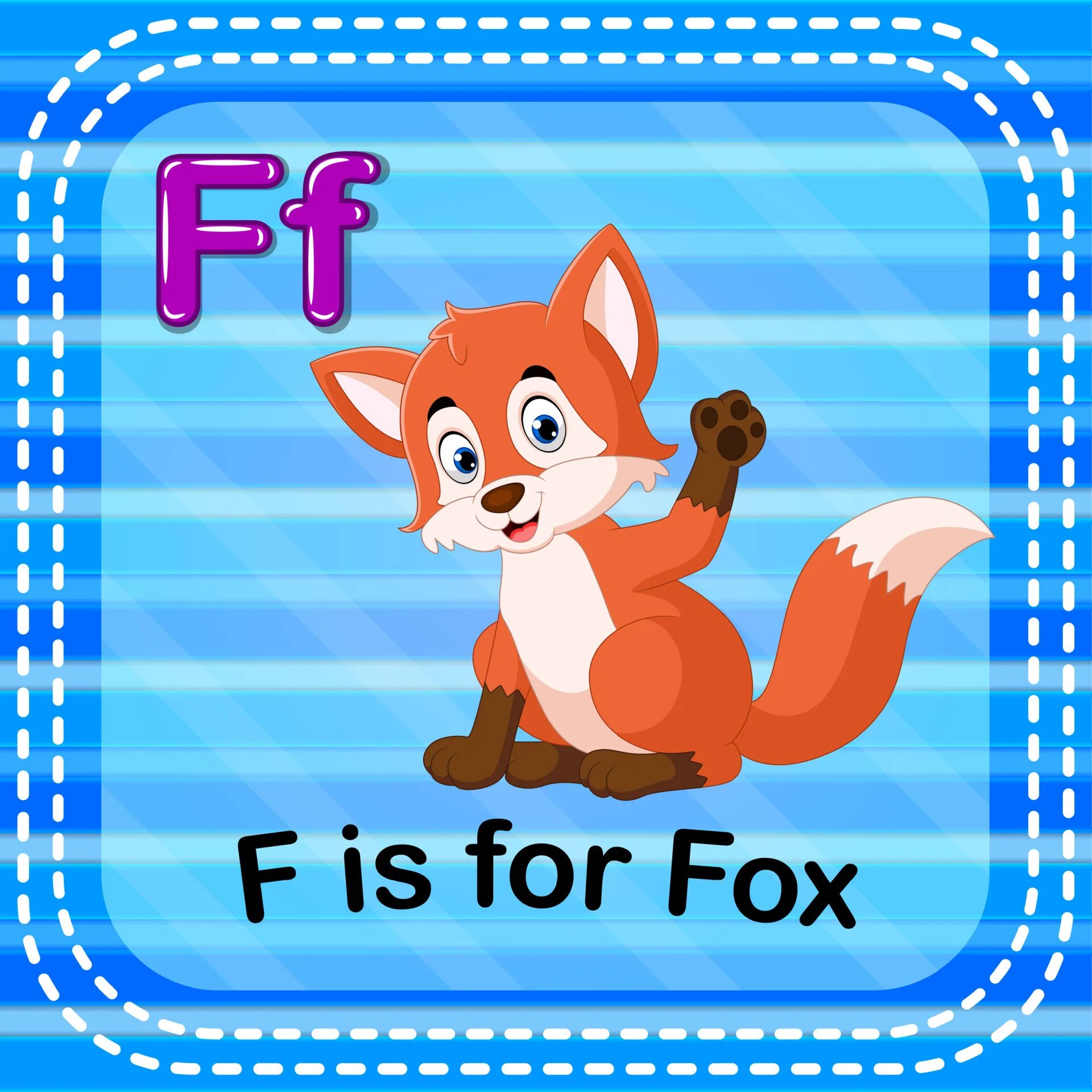 Лиса транскрипция. Fox карточка. F is for Fox. Карточка лиса на английском. Flashcard for Fox.