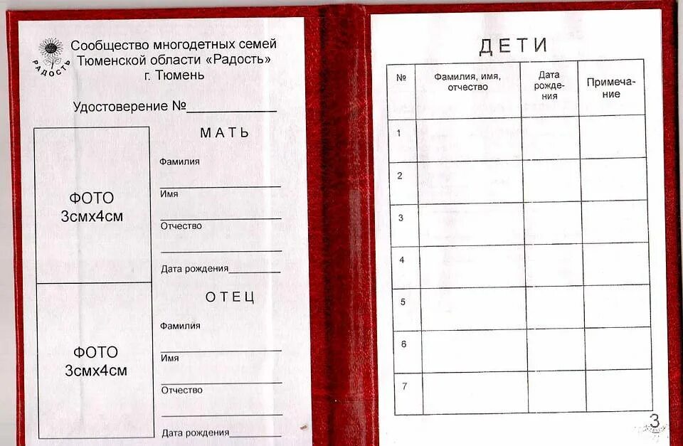 Присвоен статус многодетной. Свидетельство о многодетной семье.