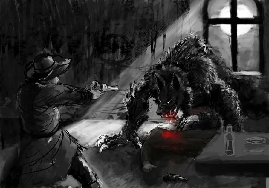 оборотень охотится. волк оборотень werewolf. мифические волки. оборотень в лесу арт. Mtg иннистрад.