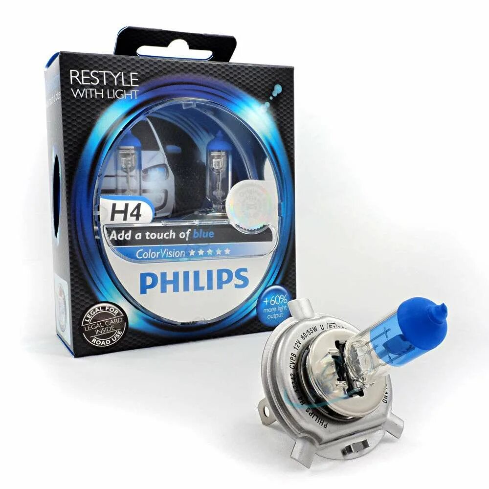 Philips COLORVISION h4 60/55w. Лампа автомобильная h4 Филипс голубая. H4 12v 60/55w COLORVISION Green 12342cvpg. Комплект ламп 12v h4 60/55w Diamond Vision.