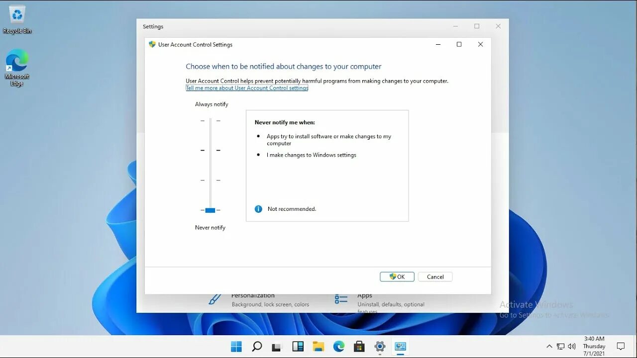 Удаление защитника windows 11. Окно виндовс. виндовс 11. windows 11 uac. uac windows 10.