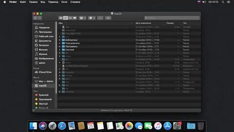 Finder скрытые файлы