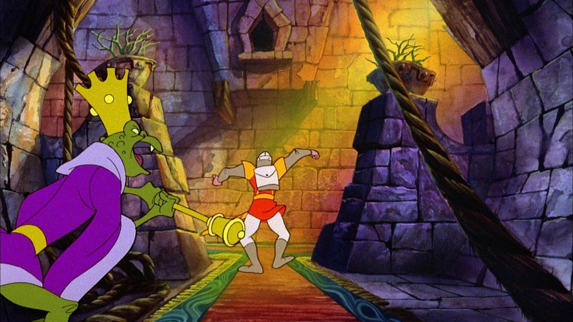 Невесту скинули в логово дракона. Dragon’s Lair. Dragon's Lair 3d.