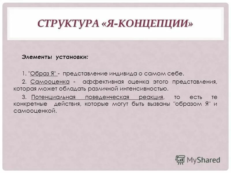 Представления индивида о самом себе. Самосознание личности я-концепция. Структура я концепции. Я-концепция. Функции я концепции.