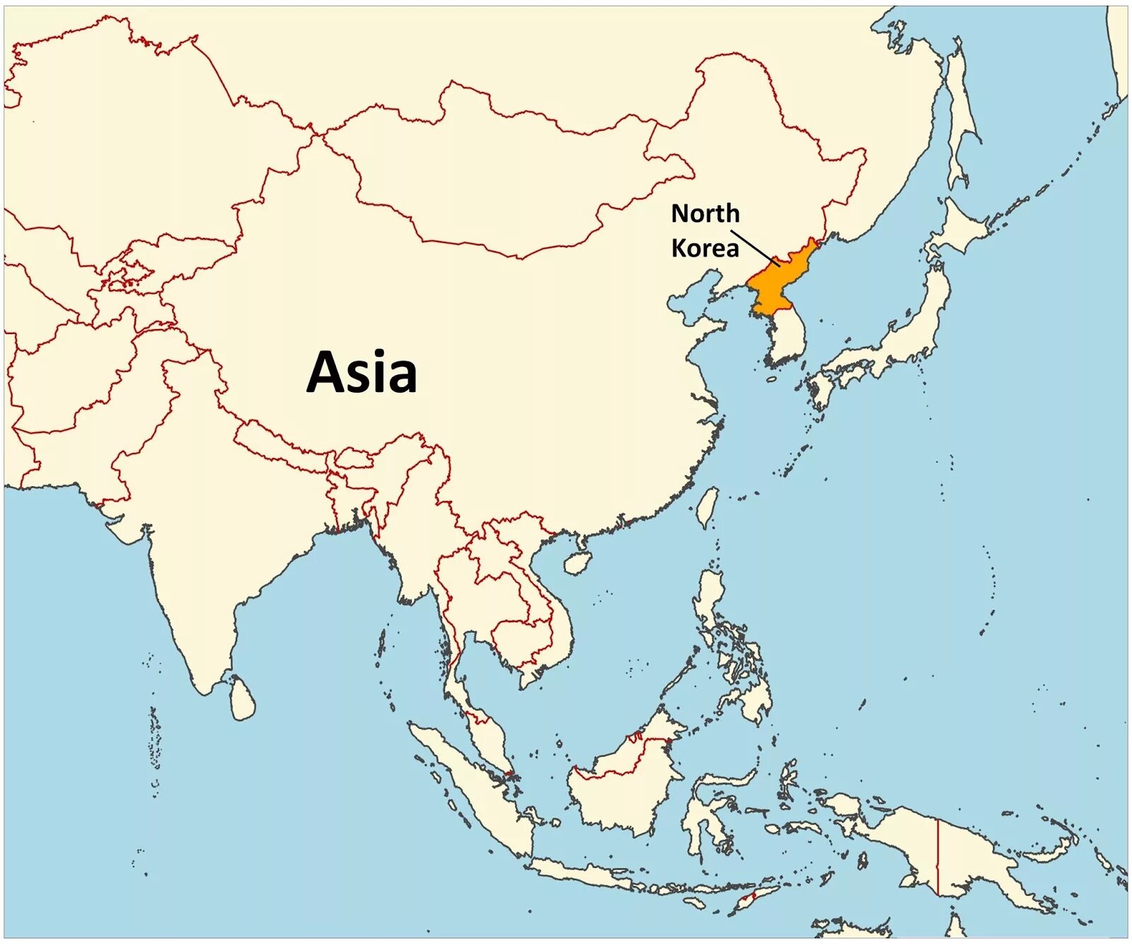 Республика Корея на карте Азии. Корейский полуостров на карте зарубежной Азии. Северная Корея на карте. Корейский полуостров на карте Азии.