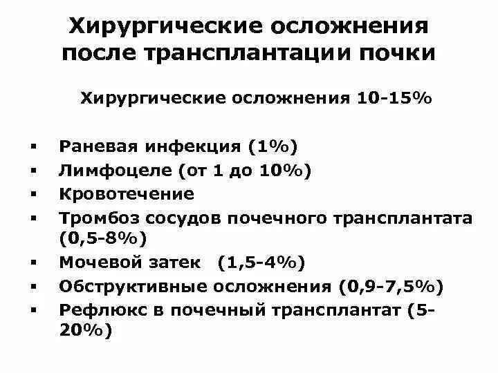 Осложнения после трансплантации почки. Осложнения после пересадки почки. Пересадка почки осложнения. Поздние осложнения трансплантации почки. Осложнения на почки после