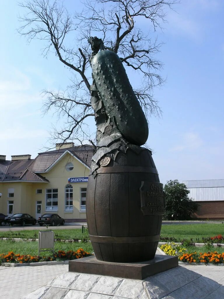 Памятник огурцов в каком городе. Памятник огурцу в луховицах. Памятник огурцу старый оскол. Памятник огурцу луховицы московская область. Памятник огурцу познань.