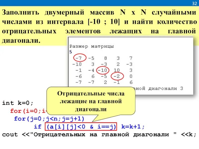 Возвращает количество элементов. Двумерный массив. Двумерный массив чисел. Найти количество чисел в промежутке. Массив в виде матрицы.