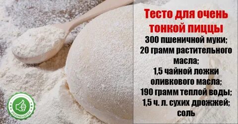 Быстрое тесто на пиццу без яиц