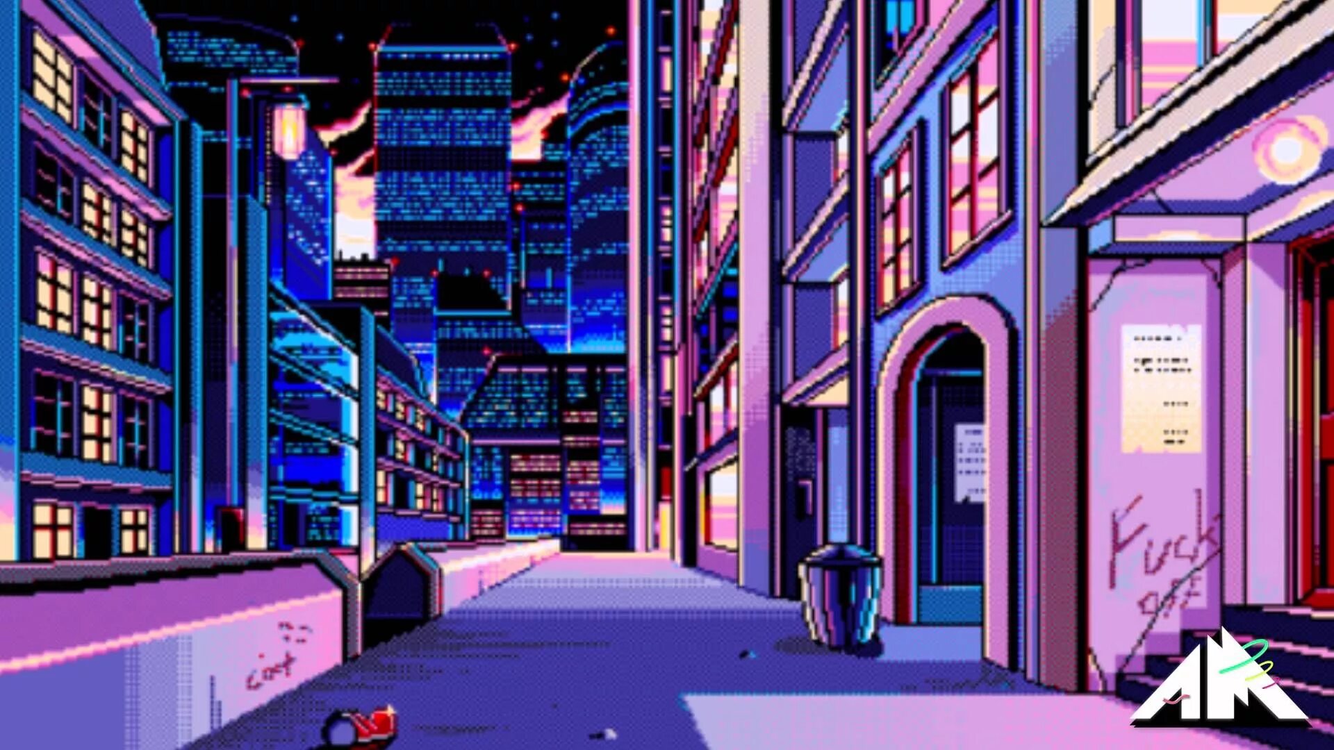 Retro pixel art