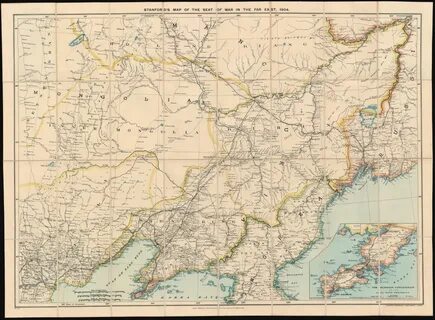 Справа приведен фрагмент карты маньчжурии 1851 года