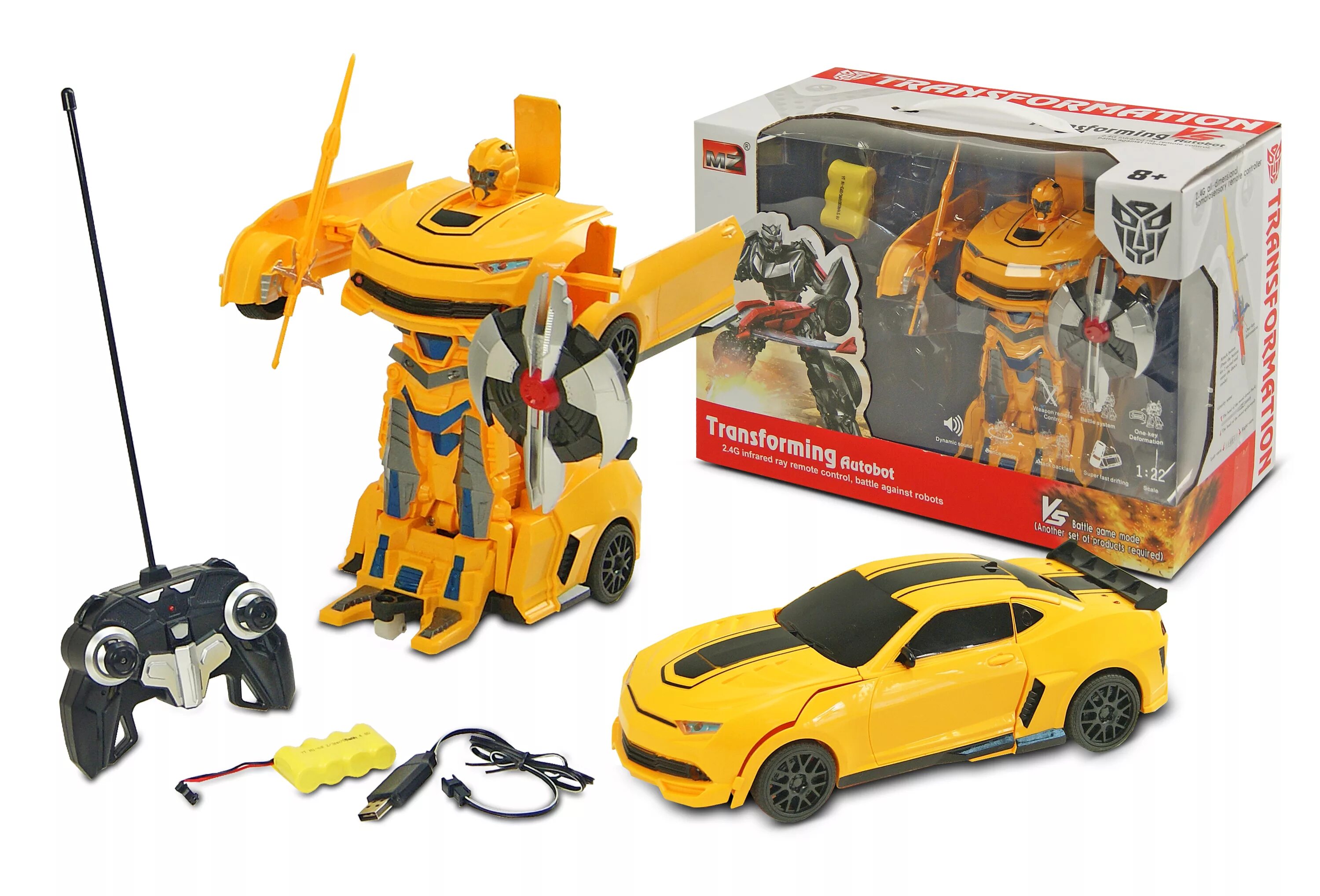 Машинка робот трансформер бамблби. Bumblebee трансформер радиоуправлении. машинка бамблби трансформер.