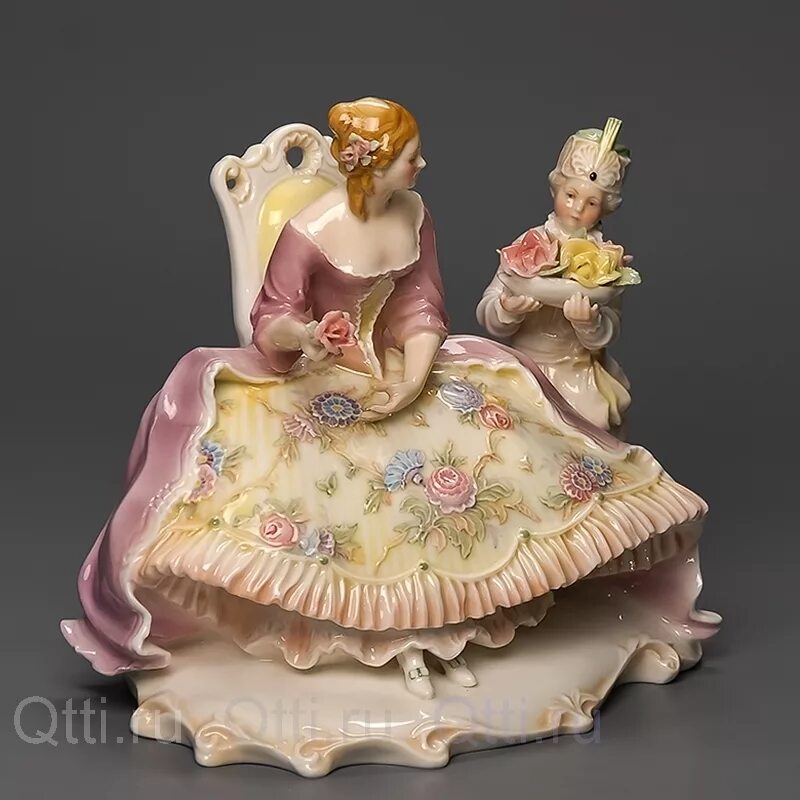 фигурки статуэтки вазы для уюта в доме. Lladro официальный сайт девочка с зеркалом. итальянский фарфор подарок. статуэтка девушка с букетом цветов. Lefard статуэтка корзина с цветами.