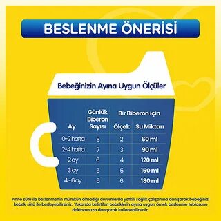 800 gr 1 numara bebek sütü.