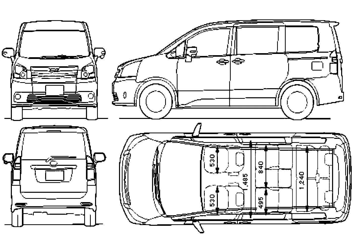 Тойота вокси размер багажника. Тойота таун айс размеры кузова. Длина ноах. Toyota noah. Toyota noah 2001 габариты.