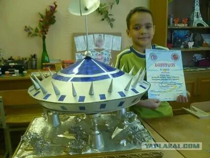 Летающая тарелка своими руками