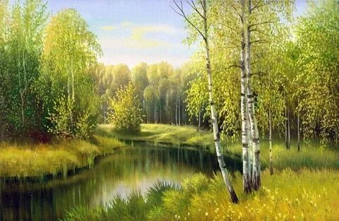 А природа на них смотрела
