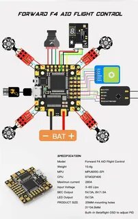 Полетный контроллер f4 v3s plus
