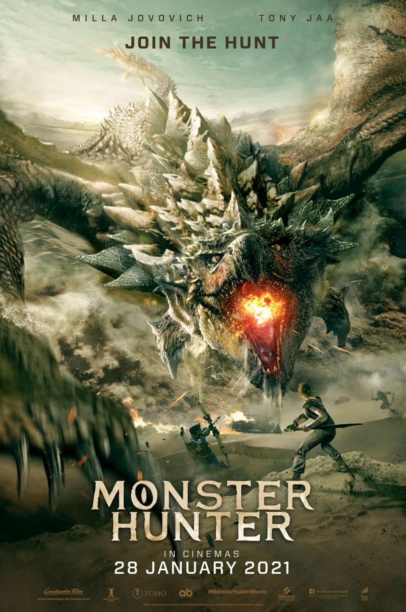 Охотник на монстров / Monster Hunter (2020). Охотник на монстров 2020 Постер. Movie hunters