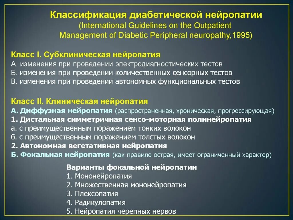 Другие воспалительные полинейропатии тест с ответами