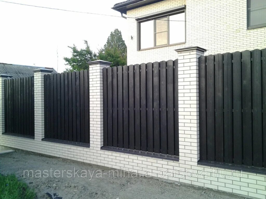 Деревянный забор шахматка классический купить в Раменском по лучшей цене "Заборы