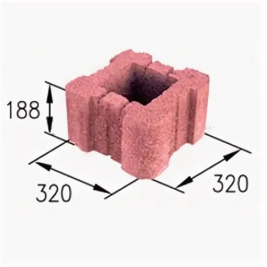 строительные блок столбовой. блок для столба забора 320х320х190. шлакоблок квадрат серый 28*28*19см. столбовой блок 30х30х20. столбовая 32.