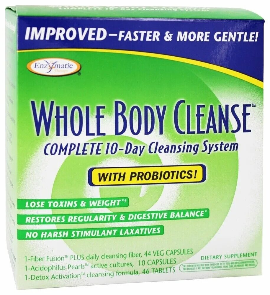 Body cleanse. Softgel Capsules Daily Cleanse. Whole body. Soft Gel Capsules Daily Cleanse. Enzymatic Therapy.
