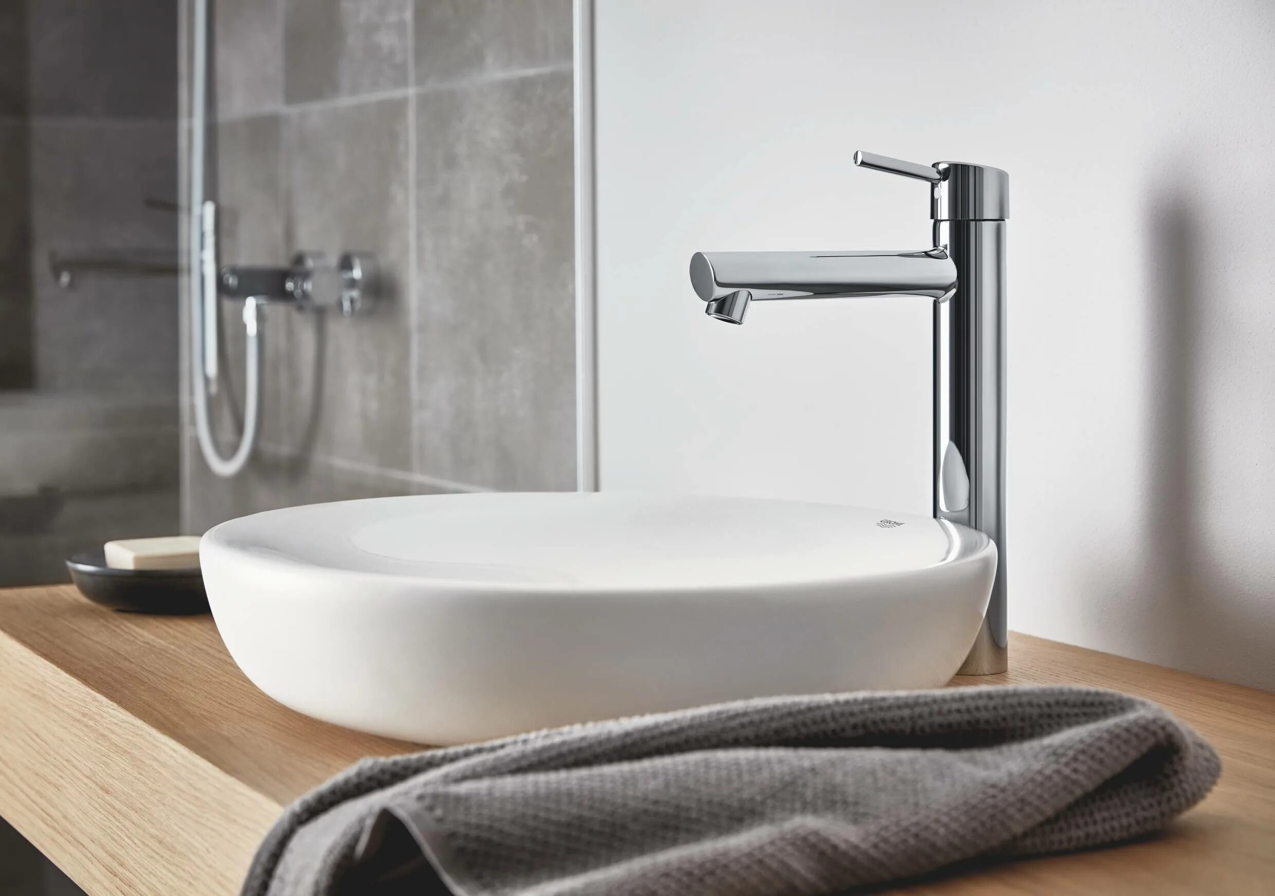 Купить смеситель для раковины grohe. Смеситель для раковины Grohe Concetto. Высокий смеситель для раковины чаши Grohe. 23921000 Grohe. Grohe Concetto 32211001.