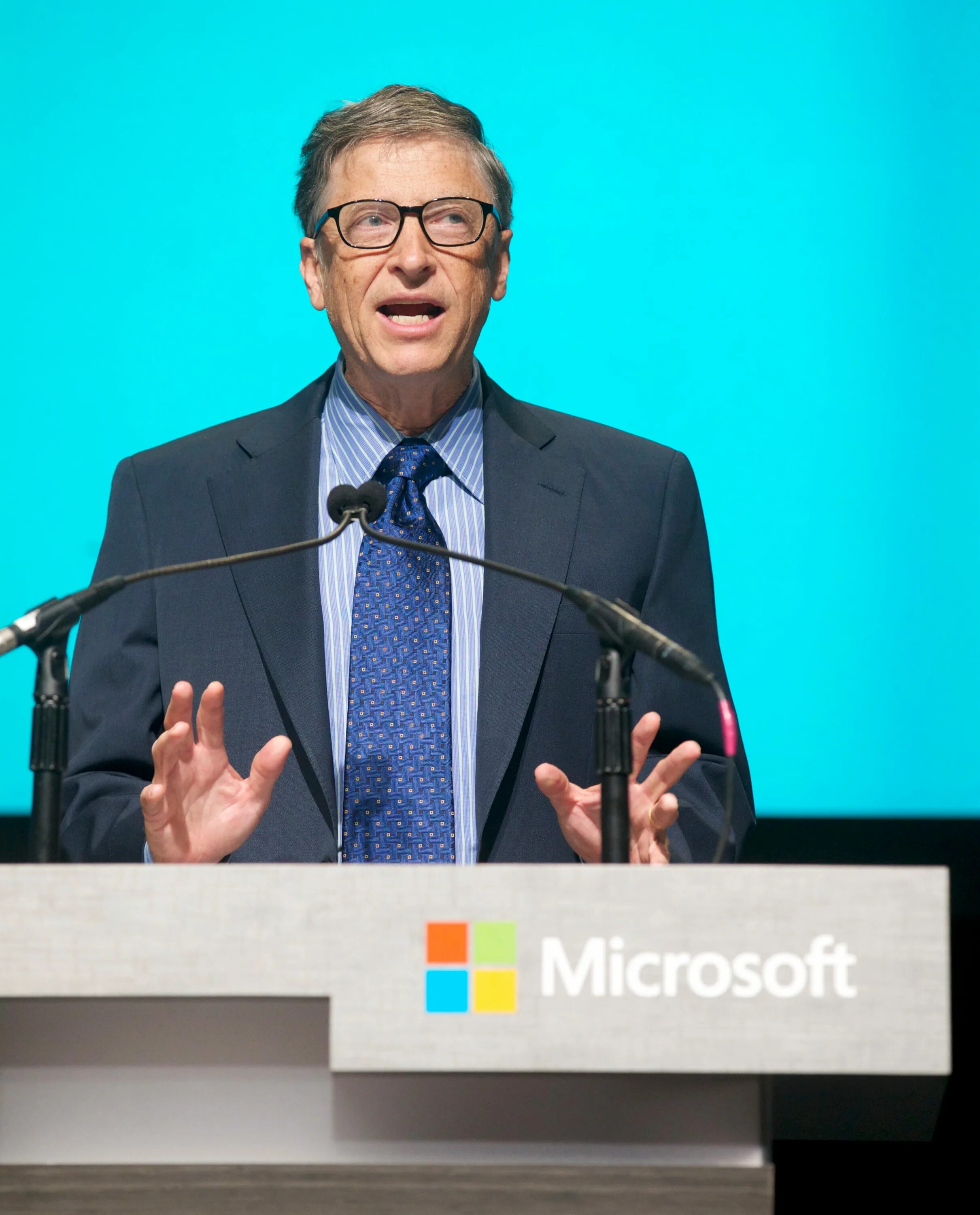 When he found microsoft