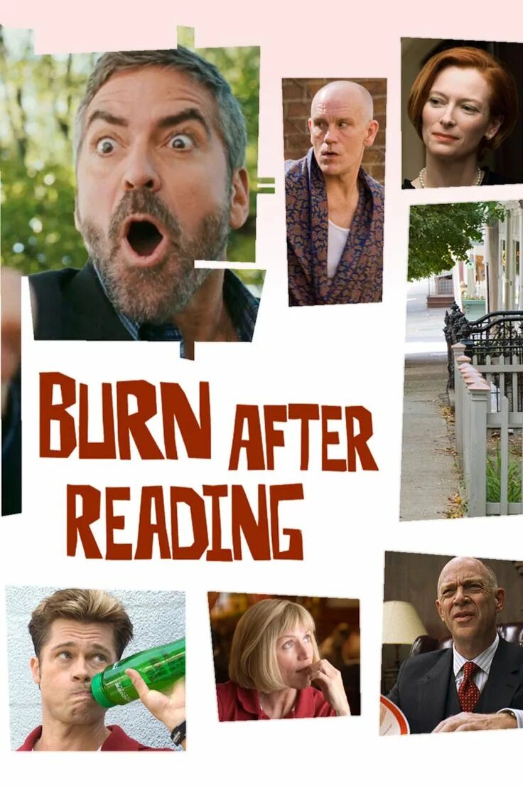 Burning after reading. После прочтения сжечь. burn after reading 2008. после прочтения сжечь постер. burn after reading 2008 imdb posters.