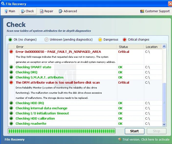 File Recovery. Error Recovery Guide. Fake HDD. Scan Disk for viruses. Recovered 5