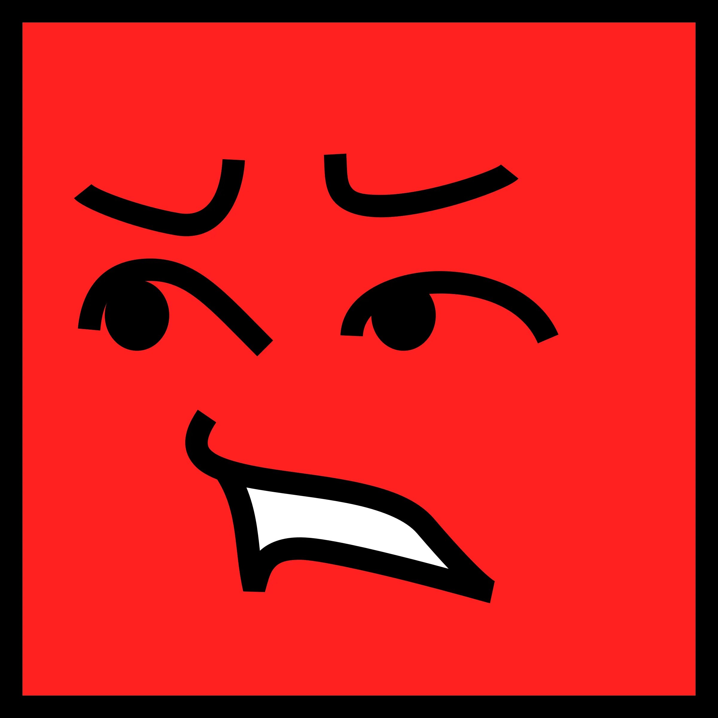 Angry mark
