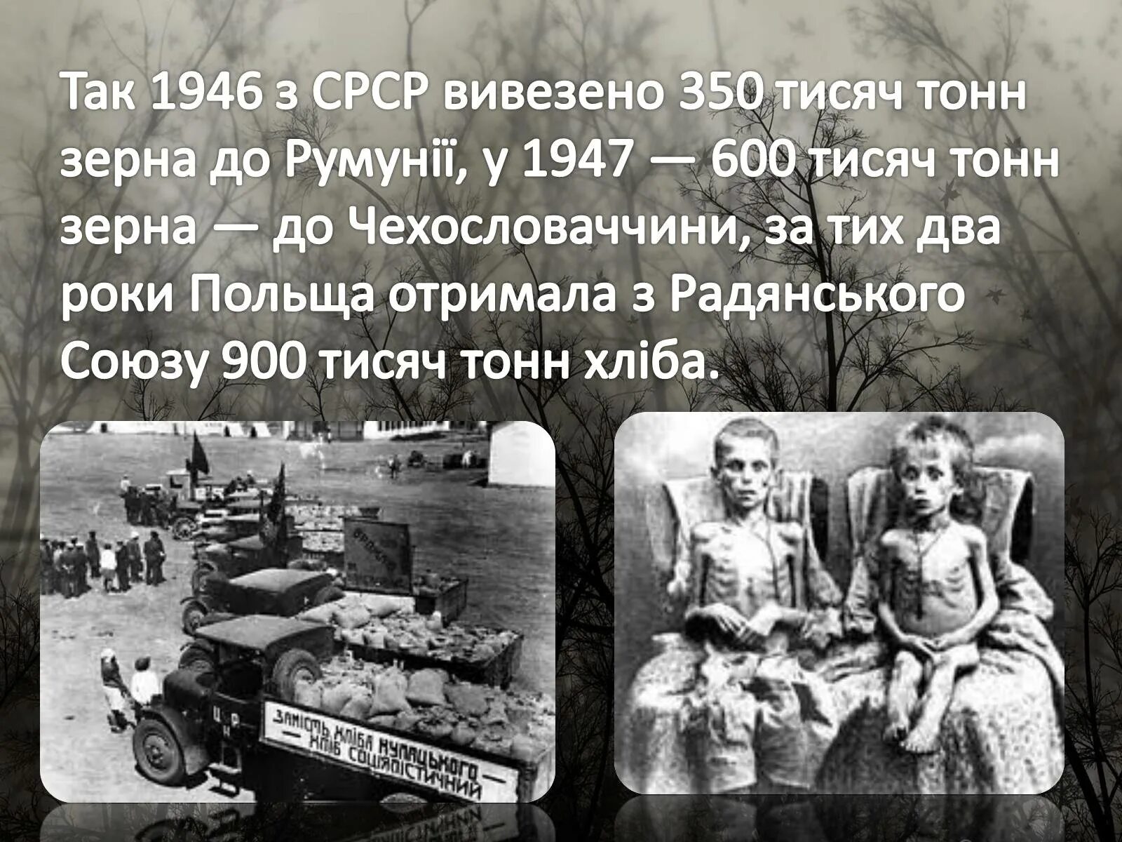 Голод 1946-1947 фотохроника. Каковы были последствия голода 1946