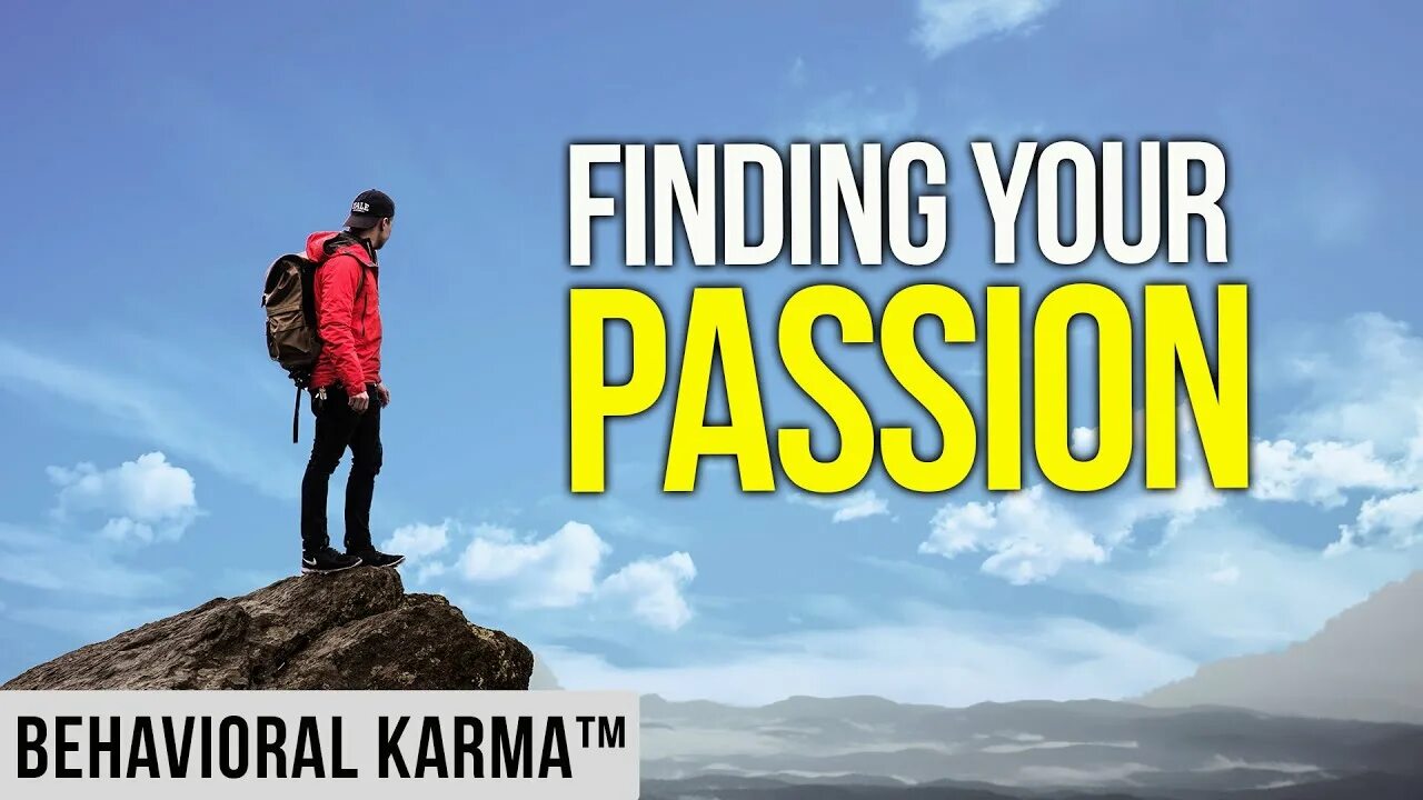 Finding passion. Finding your passion. about finding your passion.