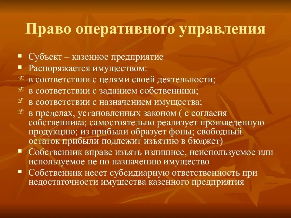 Казенное предприятие субъекта