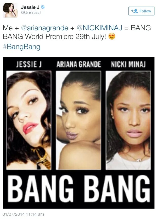 Ariana grande bang bang