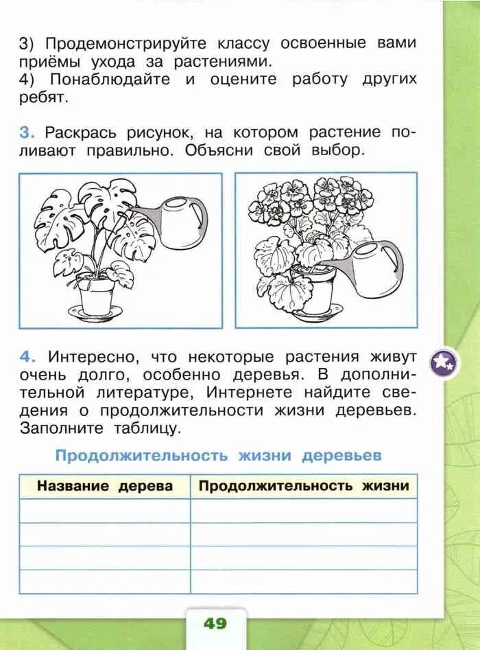 Окружающий мир 1 класс рабочая тетрадь 1 часть как живут растения. Как живут растения 1 класс школа России рабочая тетрадь. Окружающий мир 1 класс рабочая тетрадь стр 49. Как живут растения 1 класс.
