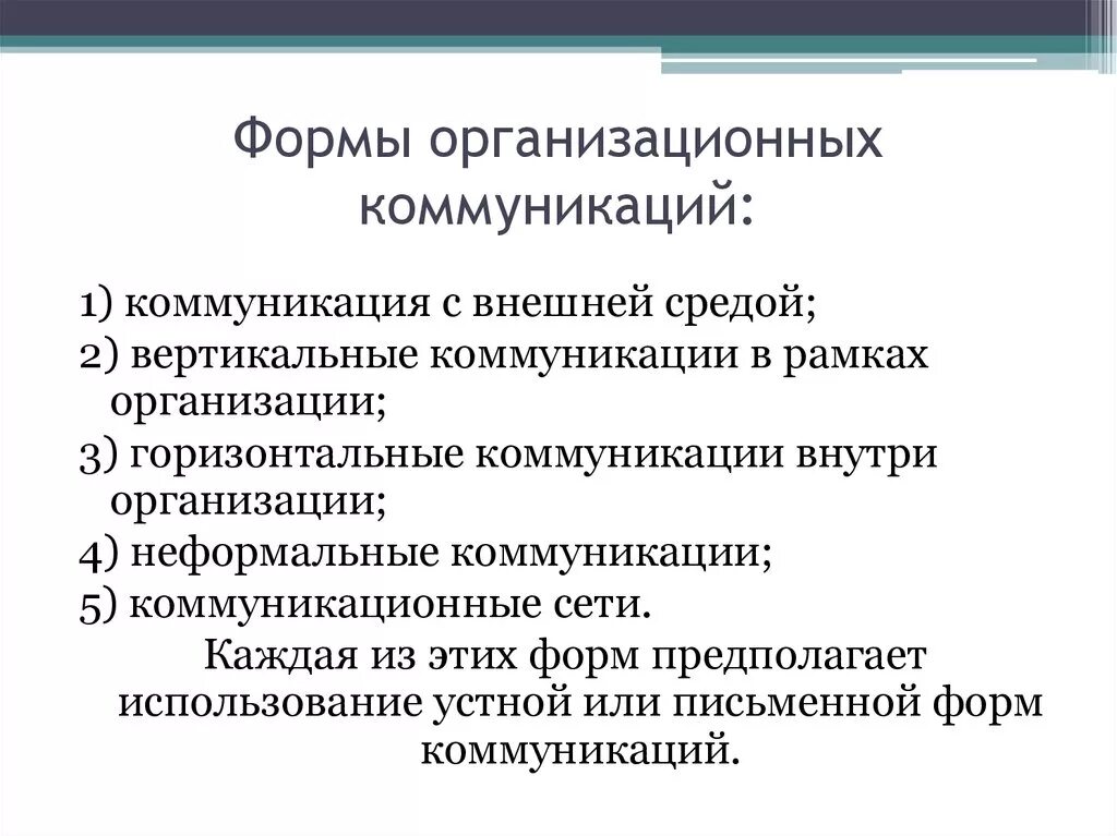 Формы организационных коммуникаций. Формы организационного общения. Коммуникации в организации. Коммуникации внутри организации.