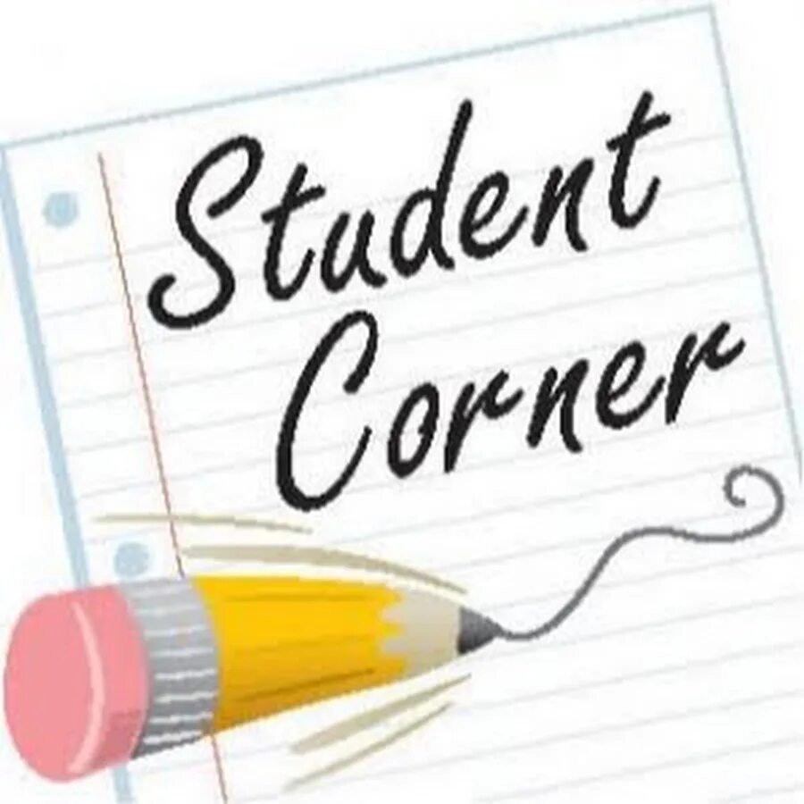 Student Corner logo. New comer student. Student corner