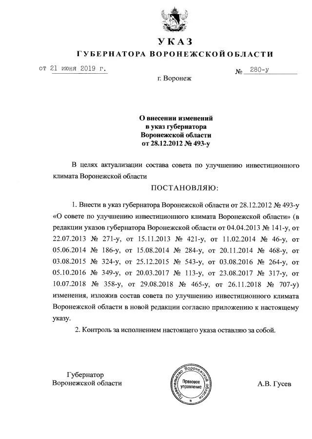 Новые указы губернатора. Новые указы губернатора