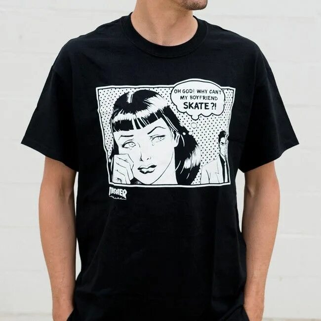 Why can t i use. Футболка Thrasher why can't my boyfriend. Черная футболка трешер. Thrasher my boyfriend. Футболка Thrasher черная.