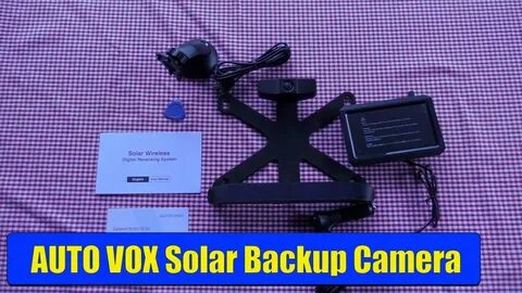 Auto-vox solar wireless backup camera review