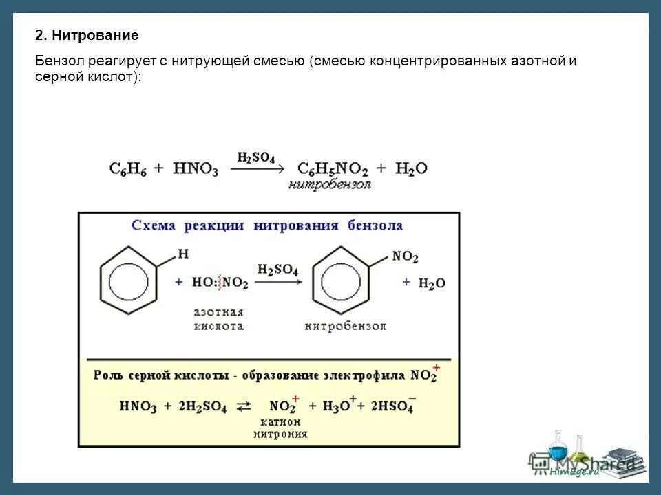 Бензол является основным компонентом природного газа. Нитрование пропилбензола нитрующей смесью. Схема реакции нитрования бензола. Бензол плюс нитрующая смесь. Бензол плюс 2 азотной кислоты.