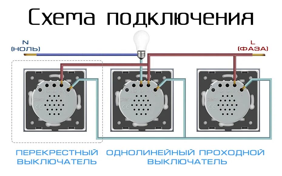 Livolo проходной выключатель схема. Livolo перекрестный выключатель схема подключения. Схема подключения 2 проходных выключателей. Проходные выключатели схема подключения. Как подключить перекрестный выключатель