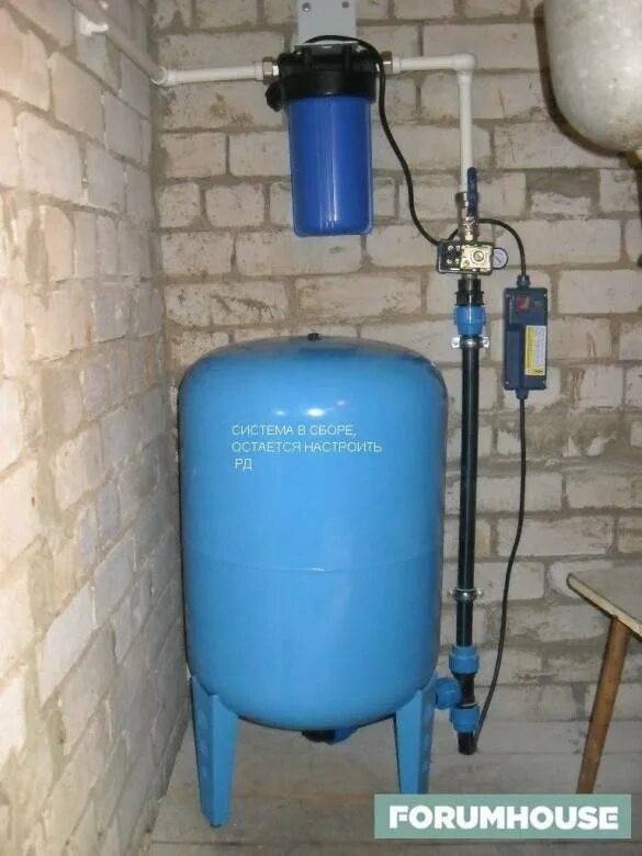 Гидроаккумулятор для воды подключение