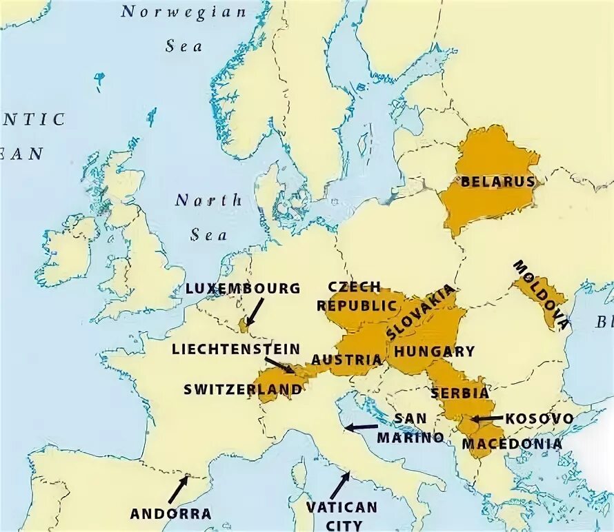 Страны зарубежной Европы не имеющие выхода к морю на карте. Страны зарубежной Европы не имеющие выхода к морю. Страны Европы не имеющие выхода к морю на карте. Страны Европы не имеющие выхода к морю.