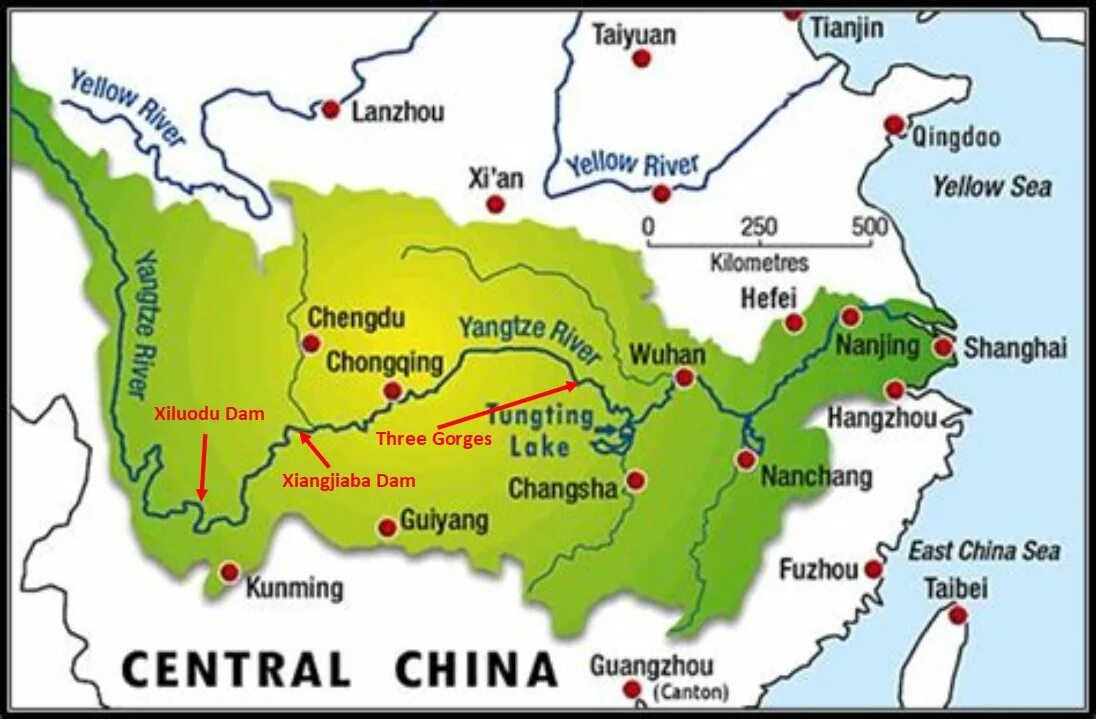 В каком направлении течет янцзы. Река Янцзы на карте Китая. Реки Хуанхэ и Янцзы на карте. Бассейн реки Хуанхэ на карте. Исток реки Янцзы на карте.