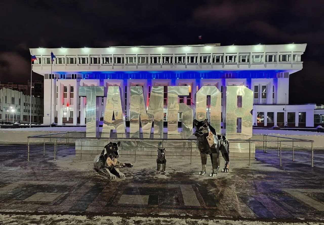 Тамбов на 2 дня. Площадь ленина тамбов. тамбов площадь города. тамбов волки на площади. памятник тамбовскому волку.