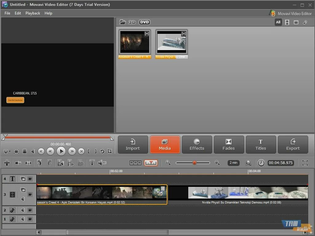 Movavi video editor эффекты